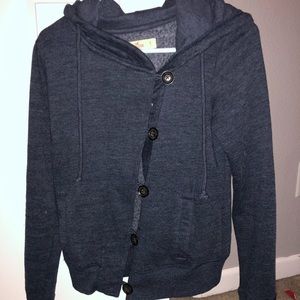 navy blue button sweater!